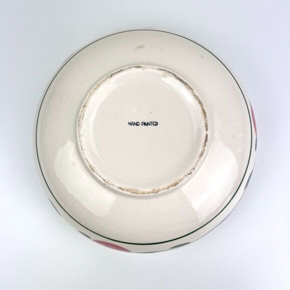 Pennsylvania Folk Art Dutch Mixing Salad Bowl Hand-Painted Vintage made In Japan - Picture 6 of 8